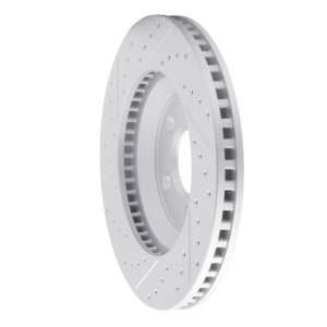 Ford Mustang Brake Rotor (1) - Front Right - DFC - Drilled & Slotted Geoperformance - `05-`14 Ford Mustang Brake Rotor (1) - Front Right - DFC - Drilled & Slotted Geoperformance - `05-`14