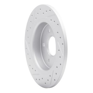 Ford Focus Brake Rotor (1) - Rear Right - DFC - Drilled & Slotted Geoperformance - `12-`18 Ford Focus Brake Rotor (1) - Rear Right - DFC - Drilled & Slotted Geoperformance - `12-`18