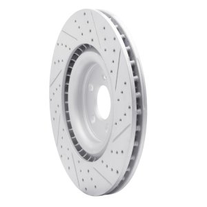 Ford Mustang Brake Rotor (1) - Front Left - DFC - Drill & Slot Geoperformance - `13-`14 Ford Mustang Brake Rotor (1) - Front Left - DFC - Drill & Slot Geoperformance - `13-`14