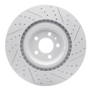 Ford Mustang Brake Rotor (1) - Front Left - DFC - Drill & Slot Geoperformance - `13-`14 Ford Mustang Brake Rotor (1) - Front Left - DFC - Drill & Slot Geoperformance - `13-`14