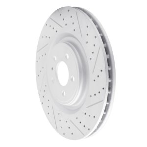 Ford Mustang Brake Rotor (1) - Front Right - DFC - Drilled & Slotted Geoperformance - `13-`14 Ford Mustang Brake Rotor (1) - Front Right - DFC - Drilled & Slotted Geoperformance - `13-`14
