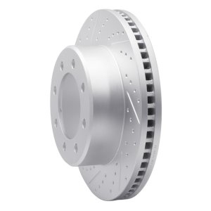 Ford E-250 Brake Rotor (1) - Rear Left - DFC - Drilled & Slotted Geoperformance - `99-`07