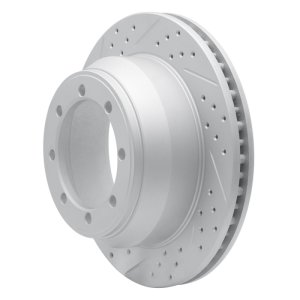 Ford E-350 Club Wagon Brake Rotor (1) - Rear Left - DFC - Geoperformance Rotor - Drilled and Slotted - `99-`07 Ford E-350 Club Wagon Brake Rotor (1) - Rear Left - DFC - Geoperformance Rotor - Drilled and Slotted - `99-`07