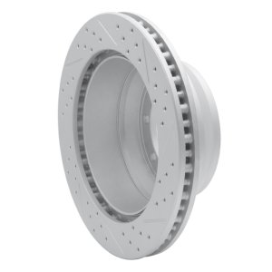 Ford E-350 Club Wagon Brake Rotor (1) - Rear Left - DFC - Geoperformance Rotor - Drilled and Slotted - `99-`07 Ford E-350 Club Wagon Brake Rotor (1) - Rear Left - DFC - Geoperformance Rotor - Drilled and Slotted - `99-`07