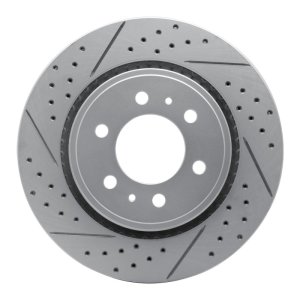 Ford F-150 Brake Rotor (1) - Front Left - DFC - Drilled & Slotted Geoperformance - `07-`21