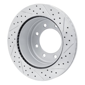 Ford F-250 Brake Rotor (1) - Rear Left - DFC - Geoperformance Drilled & Slotted - `11-`22