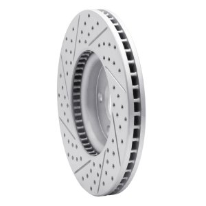 Ford Special Service Police Sedan Brake Rotor (1) - Front Right - DFC - Geoperformance Rotor - Drilled & Slotted - `13-`20 Ford Special Service Police Sedan Brake Rotor (1) - Front Right - DFC - Geoperformance Rotor - Drilled & Slotted - `13-`20
