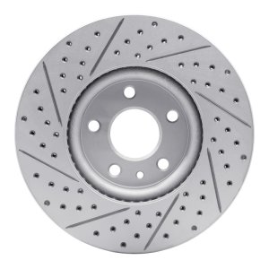 Ford Special Service Police Sedan Brake Rotor (1) - Front Right - DFC - Geoperformance Rotor - Drilled & Slotted - `13-`20 Ford Special Service Police Sedan Brake Rotor (1) - Front Right - DFC - Geoperformance Rotor - Drilled & Slotted - `13-`20