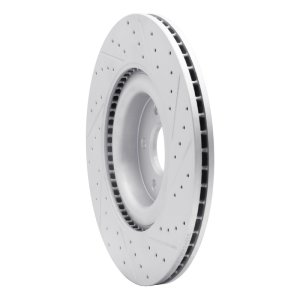 Ford Focus Brake Rotor (1) - Front Left - DFC - Drilled & Slotted Geoperformance - `16-`18 Ford Focus Brake Rotor (1) - Front Left - DFC - Drilled & Slotted Geoperformance - `16-`18