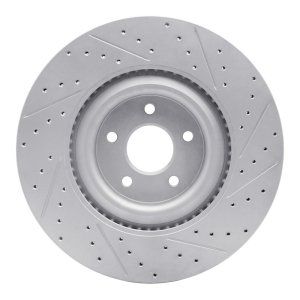 Ford Focus Brake Rotor (1) - Front Left - DFC - Drilled & Slotted Geoperformance - `16-`18 Ford Focus Brake Rotor (1) - Front Left - DFC - Drilled & Slotted Geoperformance - `16-`18