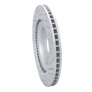 Ford Police Interceptor Utility Brake Rotor (1) - Rear Left - DFC - Drilled & Slotted Geoperformance - `20-`26 Ford Police Interceptor Utility Brake Rotor (1) - Rear Left - DFC - Drilled & Slotted Geoperformance - `20-`26