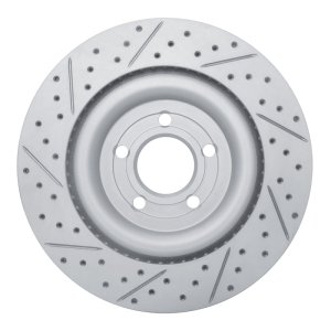 Ford Police Interceptor Utility Brake Rotor (1) - Rear Right - DFC - Drilled & Slotted Geoperformance - `20-`26 Ford Police Interceptor Utility Brake Rotor (1) - Rear Right - DFC - Drilled & Slotted Geoperformance - `20-`26