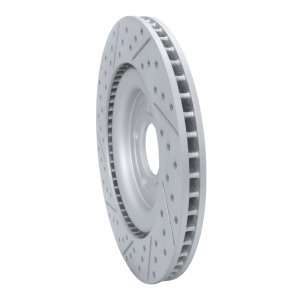 Ford Police Interceptor Utility Brake Rotor (1) - Rear Right - DFC - Drilled & Slotted Geoperformance - `20-`26 Ford Police Interceptor Utility Brake Rotor (1) - Rear Right - DFC - Drilled & Slotted Geoperformance - `20-`26