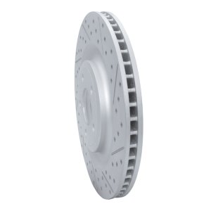 Ford Police Interceptor Utility Brake Rotor (1) - Rear Right - DFC - Drilled & Slotted Geoperformance - `20-`26 Ford Police Interceptor Utility Brake Rotor (1) - Rear Right - DFC - Drilled & Slotted Geoperformance - `20-`26