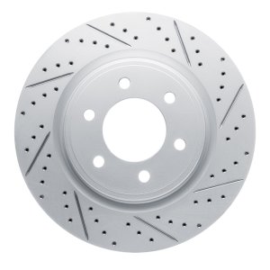 Ford F-150 Brake Rotor (1) - Front Right - DFC - Geoperformance Drilled and Slotted - `21-`26