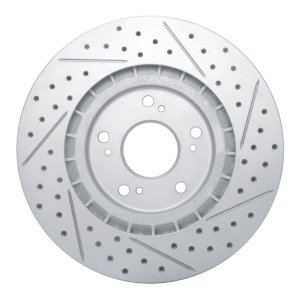 Acura NXS Brake Rotor (1) - Rear Left - DFC - Drilled & Slotted Geoperformance - `97-`05 Acura NXS Brake Rotor (1) - Rear Left - DFC - Drilled & Slotted Geoperformance - `97-`05