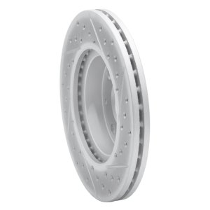 Honda Civic Brake Rotor (1) - Front Left - DFC - Drilled & Slotted Geoperformance - `90-`00 Honda Civic Brake Rotor (1) - Front Left - DFC - Drilled & Slotted Geoperformance - `90-`00