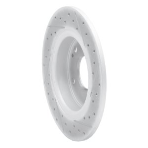 Honda Civic Brake Rotor (1) - Rear Left - DFC - Drilled & Slotted Geoperformance - `16-`25