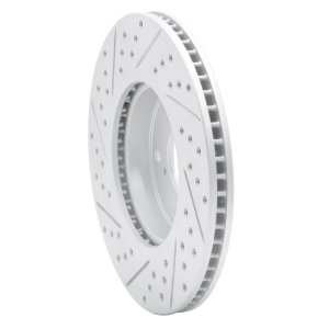 Honda Civic Brake Rotor (1) - Front Right - DFC - Geoperformance Drilled & Slotted - `16-`26