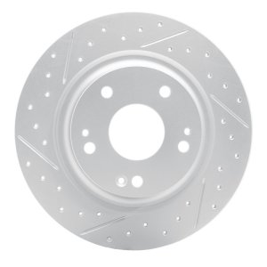 Honda Civic Brake Rotor (1) - Rear Left - DFC - Drilled & Slotted Geoperformance - `17-`20 Honda Civic Brake Rotor (1) - Rear Left - DFC - Drilled & Slotted Geoperformance - `17-`20