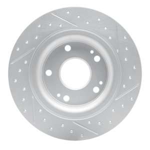 Honda Civic Brake Rotor (1) - Rear Left - DFC - Drilled & Slotted Geoperformance - `17-`20 Honda Civic Brake Rotor (1) - Rear Left - DFC - Drilled & Slotted Geoperformance - `17-`20