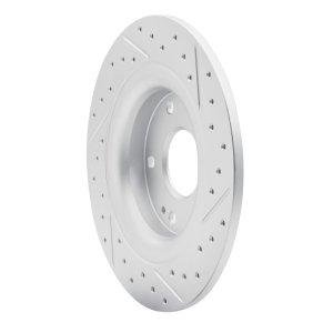 Honda Civic Brake Rotor (1) - Rear Left - DFC - Drilled & Slotted Geoperformance - `17-`20 Honda Civic Brake Rotor (1) - Rear Left - DFC - Drilled & Slotted Geoperformance - `17-`20