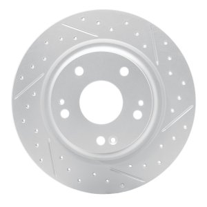 Honda Civic Brake Rotor (1) - Rear Right - DFC - Drilled & Slotted Geoperformance - `17-`20 Honda Civic Brake Rotor (1) - Rear Right - DFC - Drilled & Slotted Geoperformance - `17-`20