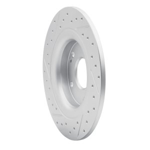 Honda Civic Brake Rotor (1) - Rear Right - DFC - Drilled & Slotted Geoperformance - `17-`20 Honda Civic Brake Rotor (1) - Rear Right - DFC - Drilled & Slotted Geoperformance - `17-`20