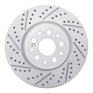 Honda Clarity Brake Rotor (1) - Front Left - DFC - Drilled & Slotted Geoperformance - `17-`21 Honda Clarity Brake Rotor (1) - Front Left - DFC - Drilled & Slotted Geoperformance - `17-`21