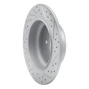 Mercedes-Benz E200 Brake Rotor (1) - Rear Left - DFC - Drilled & Slotted Geoperformance - `03-`16