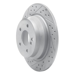 Mercedes-Benz E200 Brake Rotor (1) - Rear Left - DFC - Drilled & Slotted Geoperformance - `03-`16