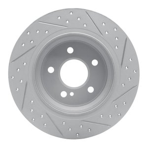 Mercedes-Benz E200 Brake Rotor (1) - Rear Left - DFC - Drilled & Slotted Geoperformance - `03-`16