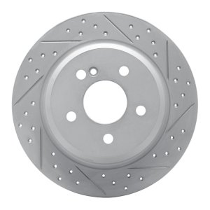 Mercedes-Benz E500 Brake Rotor (1) - Rear Right - DFC - Drilled & Slotted Geoperformance - `03-`16 Mercedes-Benz E500 Brake Rotor (1) - Rear Right - DFC - Drilled & Slotted Geoperformance - `03-`16