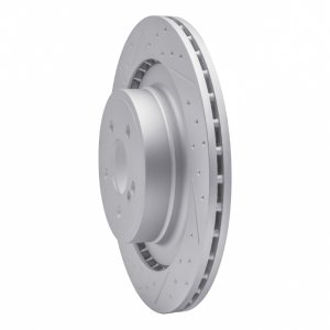 Mercedes-Benz E63 AMG Brake Rotor (1) - Rear Left - DFC - Geoperformance - Drilled & Slotted - `10-`18 Mercedes-Benz E63 AMG Brake Rotor (1) - Rear Left - DFC - Geoperformance - Drilled & Slotted - `10-`18