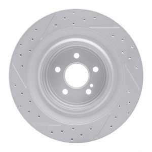 Mercedes-Benz CLS63 AMG Brake Rotor (1) - Rear Right - DFC - Geoperformance Rotor - Drilled and Slotted - `10-`18 Mercedes-Benz CLS63 AMG Brake Rotor (1) - Rear Right - DFC - Geoperformance Rotor - Drilled and Slotted - `10-`18