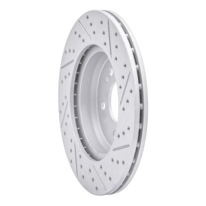 Mercedes-Benz E350 Brake Rotor (1) - Rear Left - DFC - Drilled & Slotted Geoperformance - `15-`23