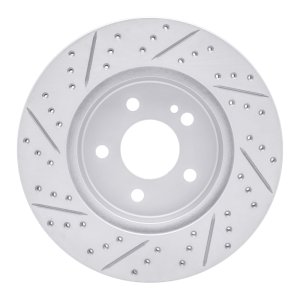 Mercedes-Benz E350 Brake Rotor (1) - Rear Right - DFC - Drilled & Slotted Geoperformance - `15-`23 Mercedes-Benz E350 Brake Rotor (1) - Rear Right - DFC - Drilled & Slotted Geoperformance - `15-`23