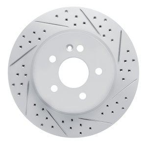 Mercedes-Benz ML350 Brake Rotor (1) - Front Right - DFC - Drilled & Slotted Geoperformance - `98-`05