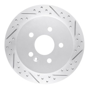 Mercedes-Benz Ml350 Brake Rotor (1) - Rear Right - DFC - Geoperformance Rotors - Drilled & Slotted - `98-`05