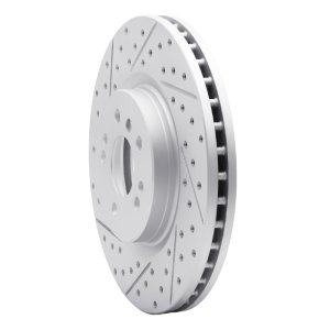 Mercedes-Benz R320 Brake Rotor (1) - Front Left - DFC - Geoperformance Rotor - Drilled & Slotted - `06-`12