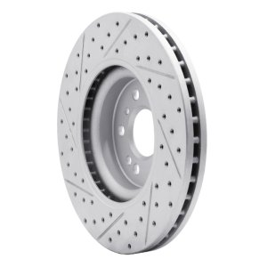 Mercedes-Benz R350 Brake Rotor (1) - Front Right - DFC - Drilled & Slotted Geoperformance - `06-`12