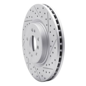 Mercedes-Benz R350 Brake Rotor (1) - Front Right - DFC - Drilled & Slotted Geoperformance - `06-`12