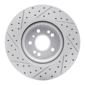 Mercedes-Benz R350 Brake Rotor (1) - Front Right - DFC - Drilled & Slotted Geoperformance - `06-`12
