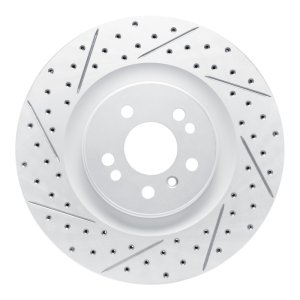 Mercedes-Benz GL320 Brake Rotor (1) - Front Left - DFC - Geoperformance Rotors - Drilled & Slotted - `06-`12