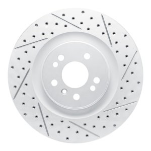 Mercedes-Benz ML350 Brake Rotor (1) - Front Right - DFC - Geoperformance Drilled & Slotted - `06-`12