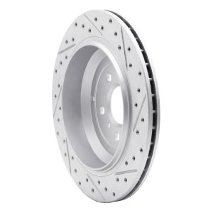 Mercedes-Benz R500 Brake Rotor (1) - Rear Left - DFC - Geoperformance Drilled & Slotted - `06-`12