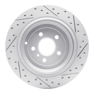 Mercedes-Benz R500 Brake Rotor (1) - Rear Left - DFC - Geoperformance Drilled & Slotted - `06-`12