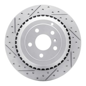 Mercedes-Benz R500 Brake Rotor (1) - Rear Left - DFC - Geoperformance Drilled & Slotted - `06-`12