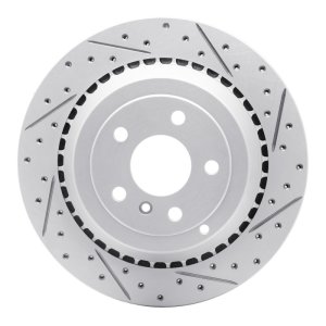 Mercedes-Benz ML450 Brake Rotor (1) - Rear Right - DFC - Geoperformance Drilled & Slotted - `06-`12