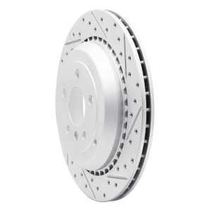 Mercedes-Benz ML450 Brake Rotor (1) - Rear Right - DFC - Geoperformance Drilled & Slotted - `06-`12